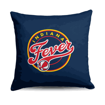 Indiana Fever WNBA Double Down Throw Pillow 18 x 18 inches