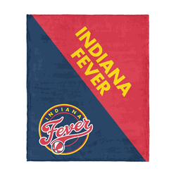 Indiana Fever WNBA Halftone Silk Touch Throw Blanket 46x60 inches