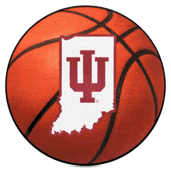 Indiana Hooisers Basketball Rug - 27in. Diameter
