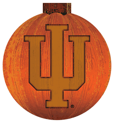 Indiana Hoosiers 12 in. Halloween Pumpkin Sign