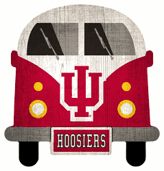 Indiana Hoosiers 12" Team Bus Sign