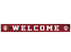 Indiana Hoosiers 16in. Welcome Strip