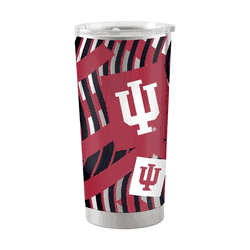 Indiana Hoosiers 20oz Flex Silver Stainless Tumbler