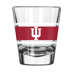 Indiana Hoosiers 2oz Stripe Shot Glass