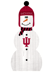 Indiana Hoosiers 31" Snowman Leaner