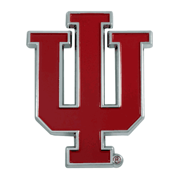 Indiana Hoosiers 3D Color Metal Emblem
