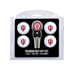 Indiana Hoosiers 4 Ball Gift Set + Divot Tool & Marker