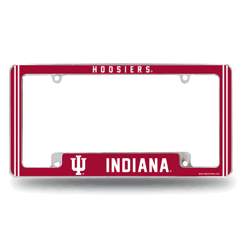 Indiana Hoosiers Alternate Design All Over Chrome Frame