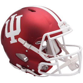 Indiana Hoosiers Authentic Speed Full Size Football Helmet Anodized Crimson