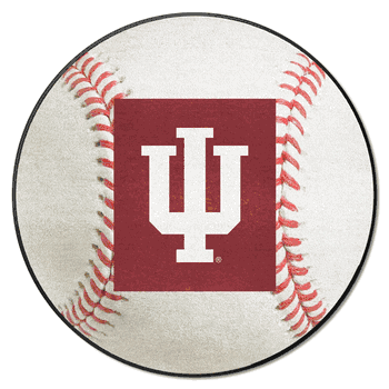 Indiana Hoosiers Baseball Rug - 27in. Diameter