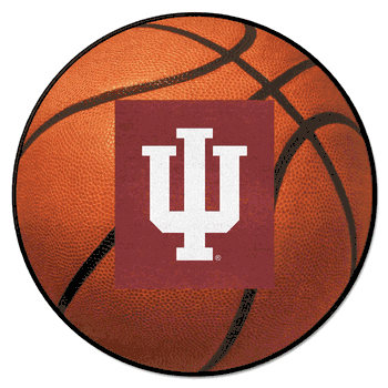 Indiana Hoosiers Basketball Rug - 27in. Diameter