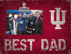 Indiana Hoosiers Best Dad Clip Frame