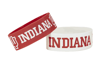 Indiana Hoosiers Bracelets - 2 Pack Wide