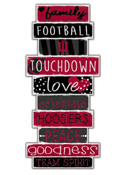 Indiana Hoosiers Celebrations Stack 24" Sign