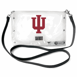 Indiana Hoosiers Clear Envelope Purse STRAP