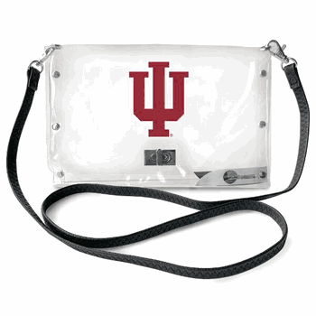 Indiana Hoosiers Clear Envelope Purse STRAP