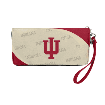 Indiana Hoosiers Curve Zip Organizer Wallet