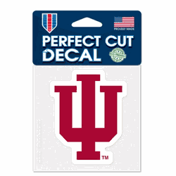 Indiana Hoosiers Decal 4x4 Perfect Cut Color