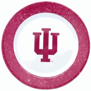 Indiana Hoosiers Dinner Plate Set 4 Piece CO