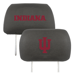Indiana Hoosiers Embroidered Head Rest Cover Set - 2 Pieces