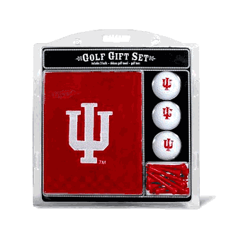 Indiana Hoosiers Embroidered Towel Golf Gift Set