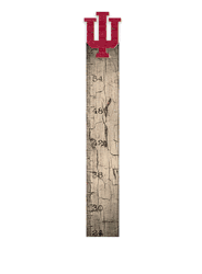 Indiana Hoosiers Growth Chart Sign 6x36
