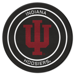 Indiana Hoosiers Hockey Puck Rug - 27in. Diameter