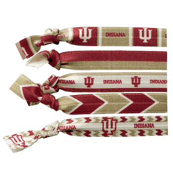 Indiana Hoosiers Knotted Hair Tie