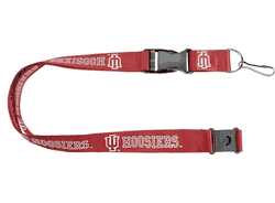 Indiana Hoosiers Lanyard Red