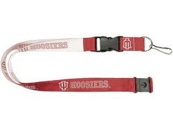 Indiana Hoosiers Lanyard Reversible Red/White