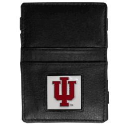 Indiana Hoosiers Leather Jacob's Ladder Wallet