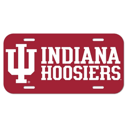 Indiana Hoosiers License Plate