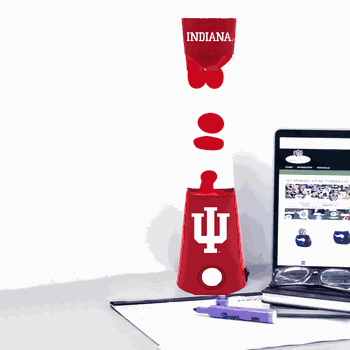 Indiana Hoosiers Magma Lamp - Bluetooth Speaker