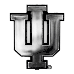 Indiana Hoosiers Molded Chrome Plastic Emblem