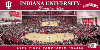 Indiana Hoosiers NCAA 1000pc Basketball Panoramic Puzzle