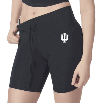 Indiana Hoosiers NCAA Kadi Rib Shorts Black Medium