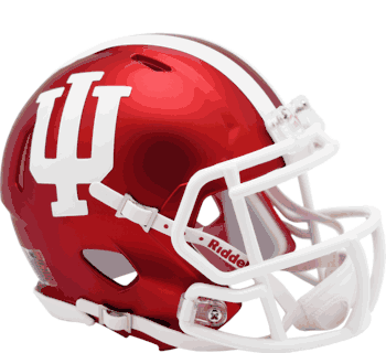 Indiana Hoosiers NCAA Mini Speed Football Helmet Anodized Crimson