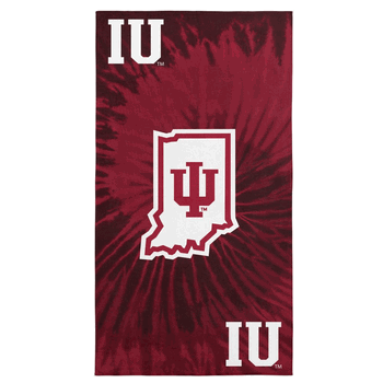 Indiana Hoosiers NCAA Psychedelic Beach Towel 30 x 60 inches