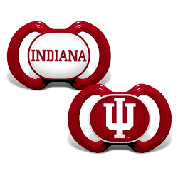 Indiana Hoosiers Pacifier 2-Pack