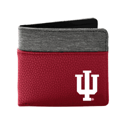 Indiana Hoosiers Pebble BiFold Wallet DRED