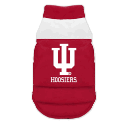 Indiana Hoosiers Pet Parka Puff Vest Small