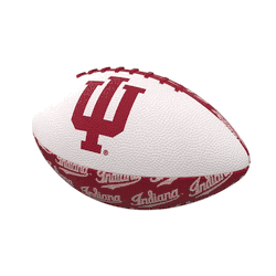 Indiana Hoosiers Repeating Mini-Size Rubber Football