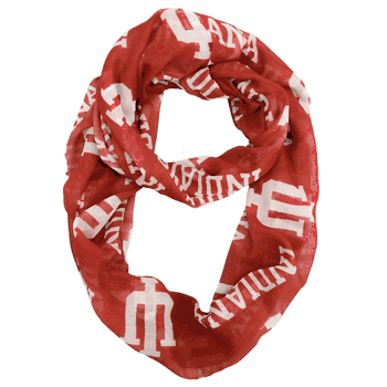 Indiana Hoosiers Sheer Infinity Scarf