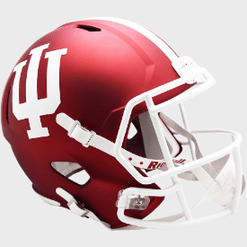 Indiana Hoosiers Speed Replica Full Size Football Helmet Anodized Crimson