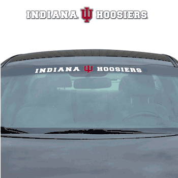 Indiana Hoosiers Sun Stripe Windshield Decal 3.25 in. x 34 in.