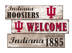 Indiana Hoosiers Welcome 3 Plank