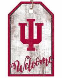 Indiana Hoosiers Welcome Team Tag 11x19 Sign