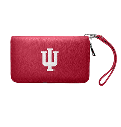 Indiana Hoosiers Zip Organizer Wallet Pebble Dark Red