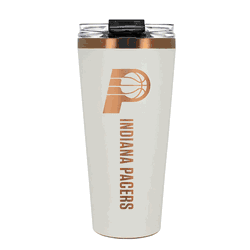 Indiana Pacers 32oz Crme and Copper Big Slim Tumbler with Straw