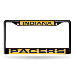 Indiana Pacers Black Laser Chrome Frame